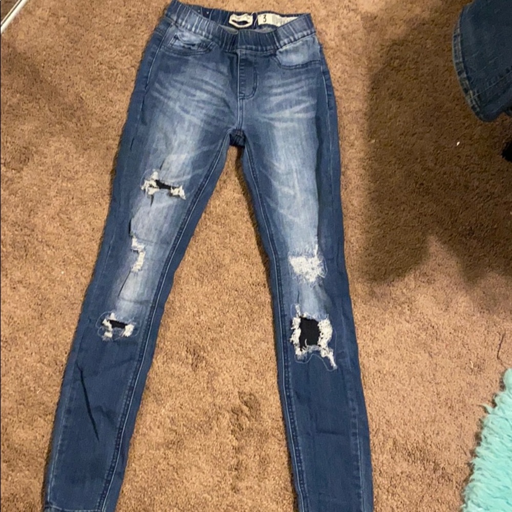 Blue jeans (jeggings)